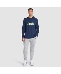 Nike Men's College Navy Seattle Seahawks 2025 Rivalries Collection Sideline Dri-fit Long Sleeve Hoodie T-Shirt