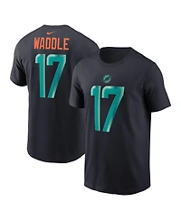 Nike Men's Jaylen Waddle Pitch Blue Miami Dolphins 2025 Rivalries Collection Player Name Number Jersey