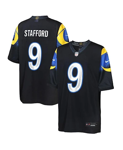 Nike Big Boys and Girls Matthew Stafford Midnight Blue Los Angeles Rams 2025 Rivalries Collection Game Jersey