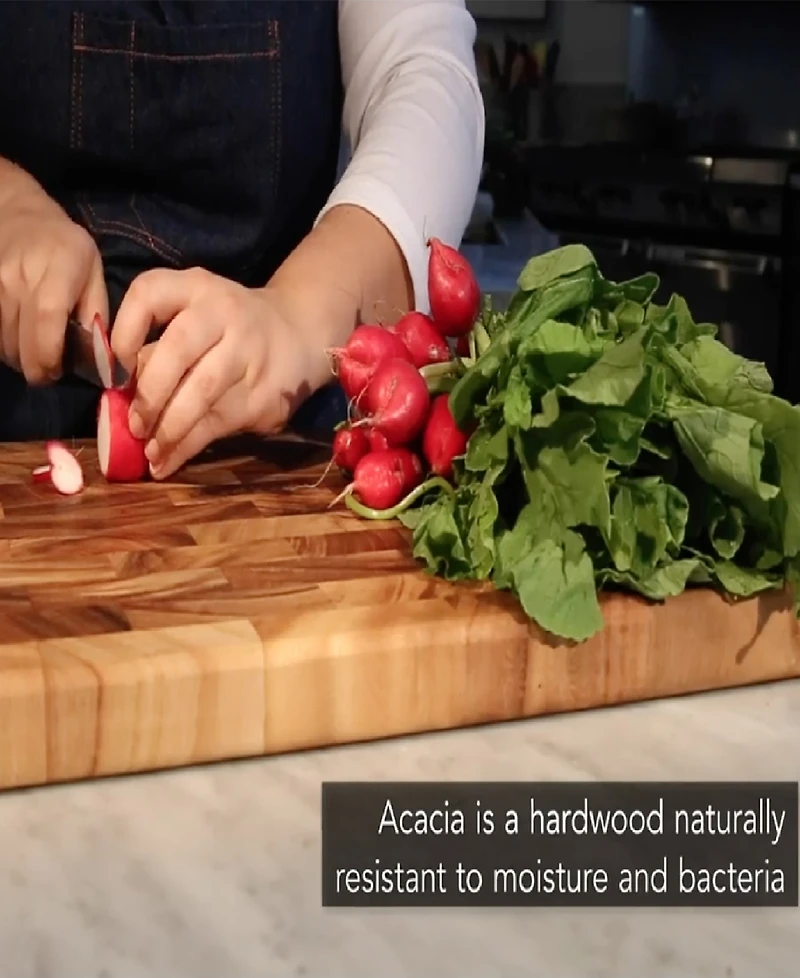 Ironwood Acacia Large End Grain Prep Station