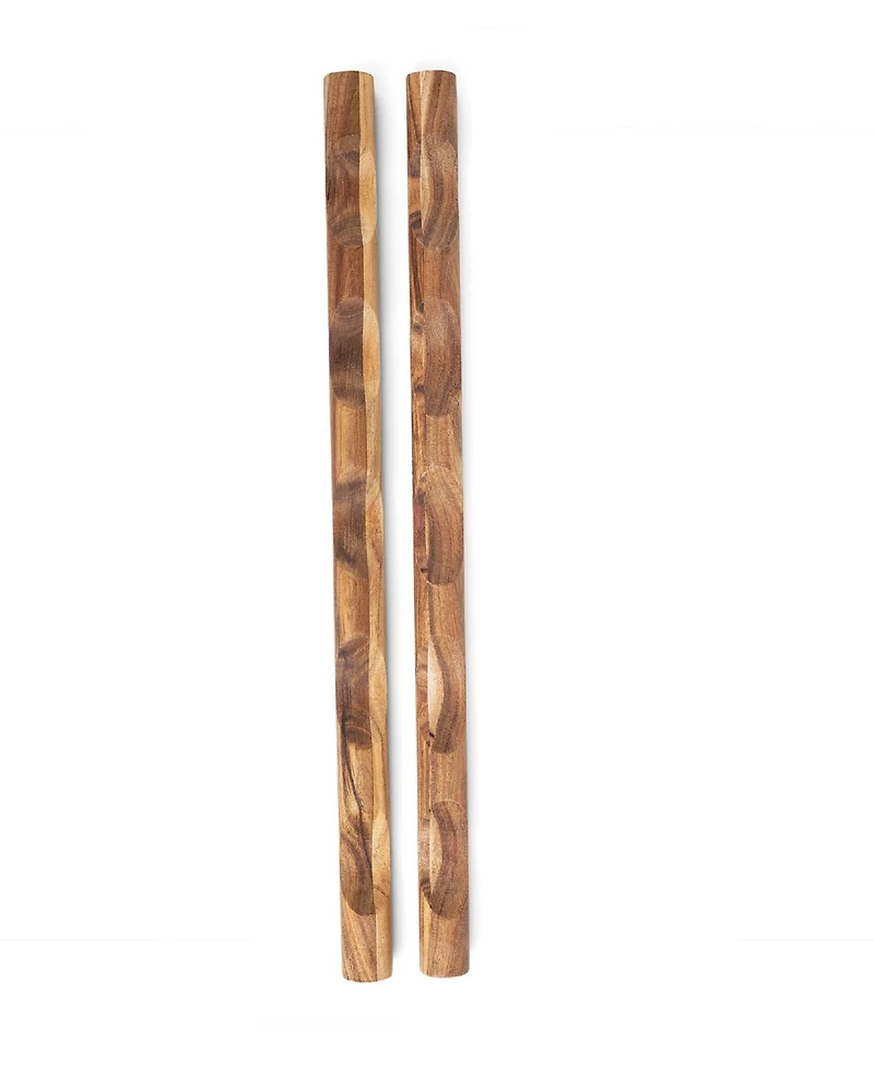 Ironwood Acacia Wine Sticks, Set of 2