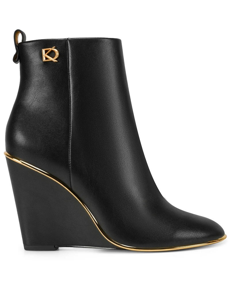 Donna Karan New York Women's Wedge Heel Booties