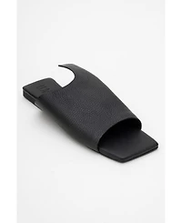 Forever & Always Shoes Orianna Leather Slide Sandal (Women)