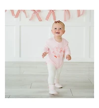 Sweet Wink Baby Girls Christmas Fun Long Sleeve Romper