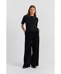 Chinti & Parker Women's Laura Whitmore Diamonte Polo Top