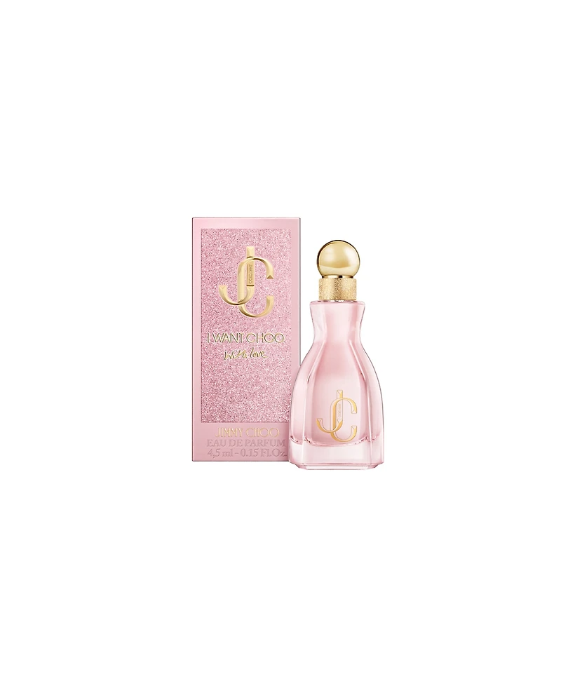 Free Jimmy Choo I Want Choo With Love deluxe mini with $140 purchase from the women's Jimmy Choo fragrance collection