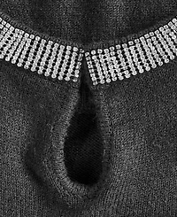 I.n.c. International Concepts Women's Rhinestone Collar Sweater, Macy's Exclusive