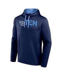 Logo Athletic Men's Navy Tennessee Titans Head Start Pullover Hoodie