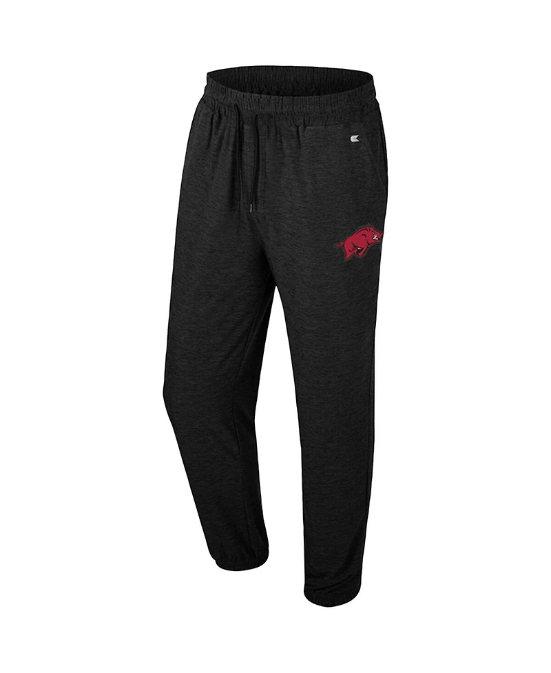 Colosseum Men's Black Arkansas Razorbacks Revolution Jogger Pants