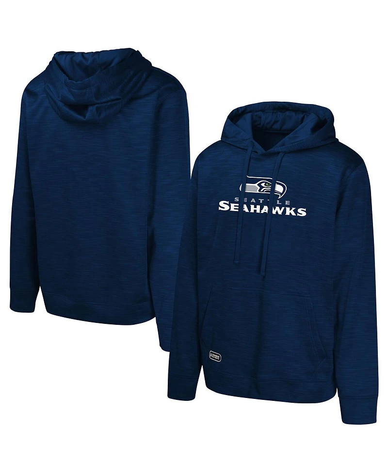 Outerstuff Men's College Navy Seattle Seahawks Streak Fleece Pullover Hoodie