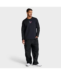 Nike Men's Navy Houston Texans Sideline Coach Therma-fit Long Sleeve T-Shirt