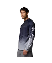 Columbia Men's Navy Dallas Cowboys Super Terminal Tackle Hoodie