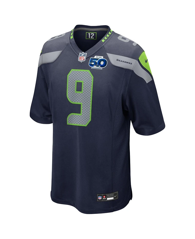 Nike Men's Kenneth Walker Iii College Navy Seattle Seahawks 50th Season Game Jersey