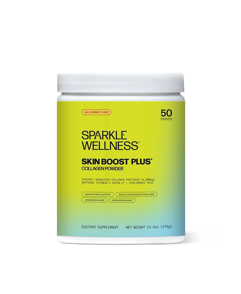 Skin Boost Plus [50-Serves] | Collagen Powder Supplement with Verisol Bioactive Hydrolyzed Peptides, Vitamin C & Hyaluronic Acid