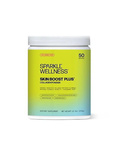 Skin Boost Plus [50-Serves] | Collagen Powder Supplement with Verisol Bioactive Hydrolyzed Peptides, Vitamin C & Hyaluronic Acid