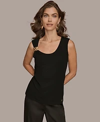 Donna Karan New York Women's Petite Scoop Neck Tank Top