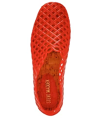 Steve Madden Women's Grove Caged Jelly Slip-On Flats