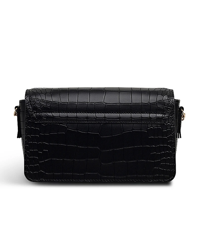 Radley London Albert Road Croc Mini Flapover Crossbody Bag