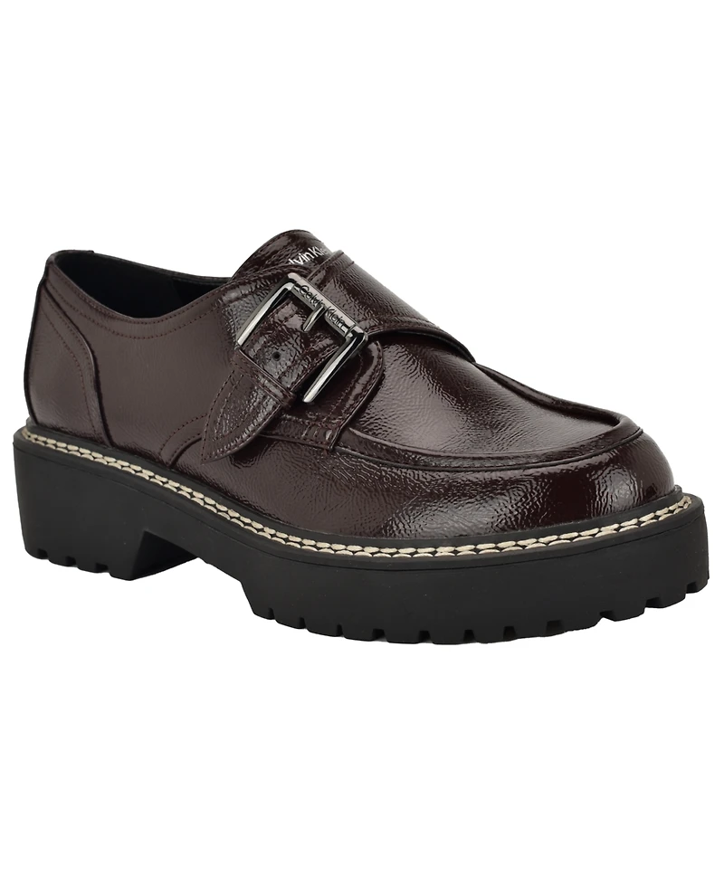 Calvin Klein Women's Saundee Lug Sole Loafers