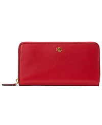 Women's Full-Grain Leather Large Zip Continental Wallet