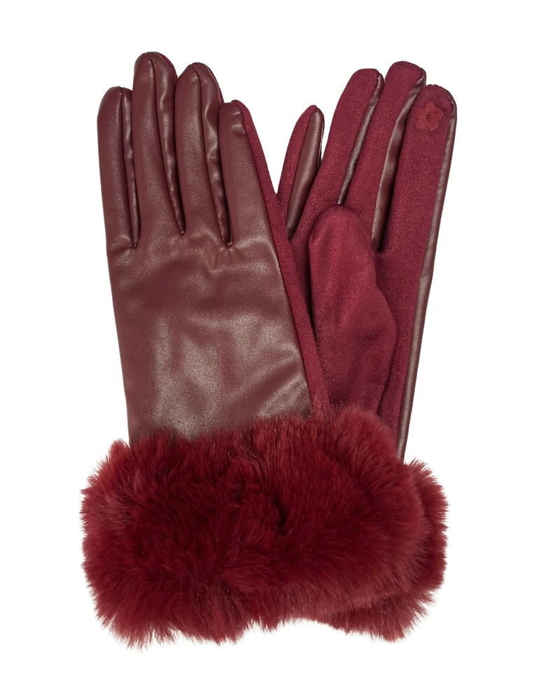 Marcus Adler Leather Glove With Cuff