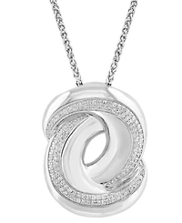 Effy Collection Diamond Pendant Necklace (1/3 ct. t.w.) in Sterling Silver