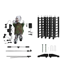 10 ft. Outdoor Ladder Climbing Zombie