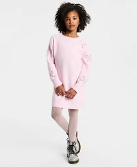 CeCe Girls 7-16 Long Sleeve Lace Bow Dress