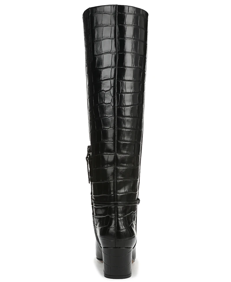 Franco Sarto Women's Sorelina Square Toe Zip Tall Boots