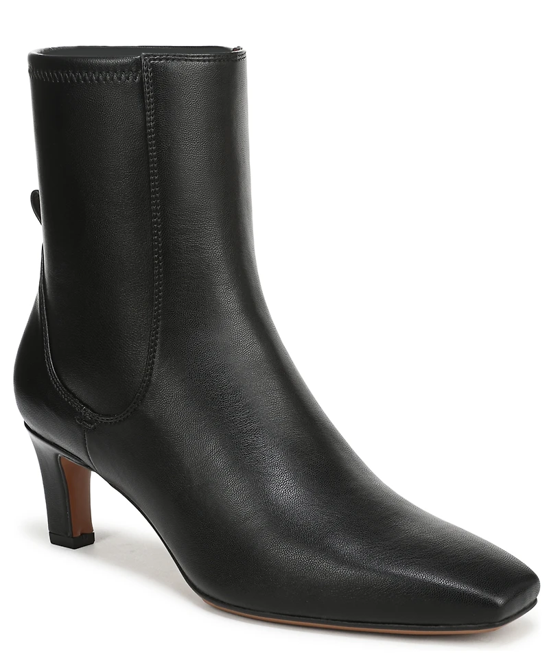 Franco Sarto Women's Tarrin Square Toe Zip Short Boots