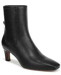 Franco Sarto Women's Tarrin Square Toe Zip Short Boots
