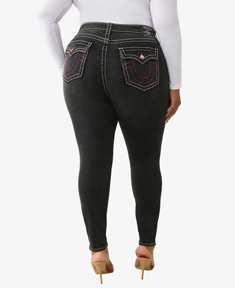 True Religion Plus Jennie Curvy Skinny Big T Jeans
