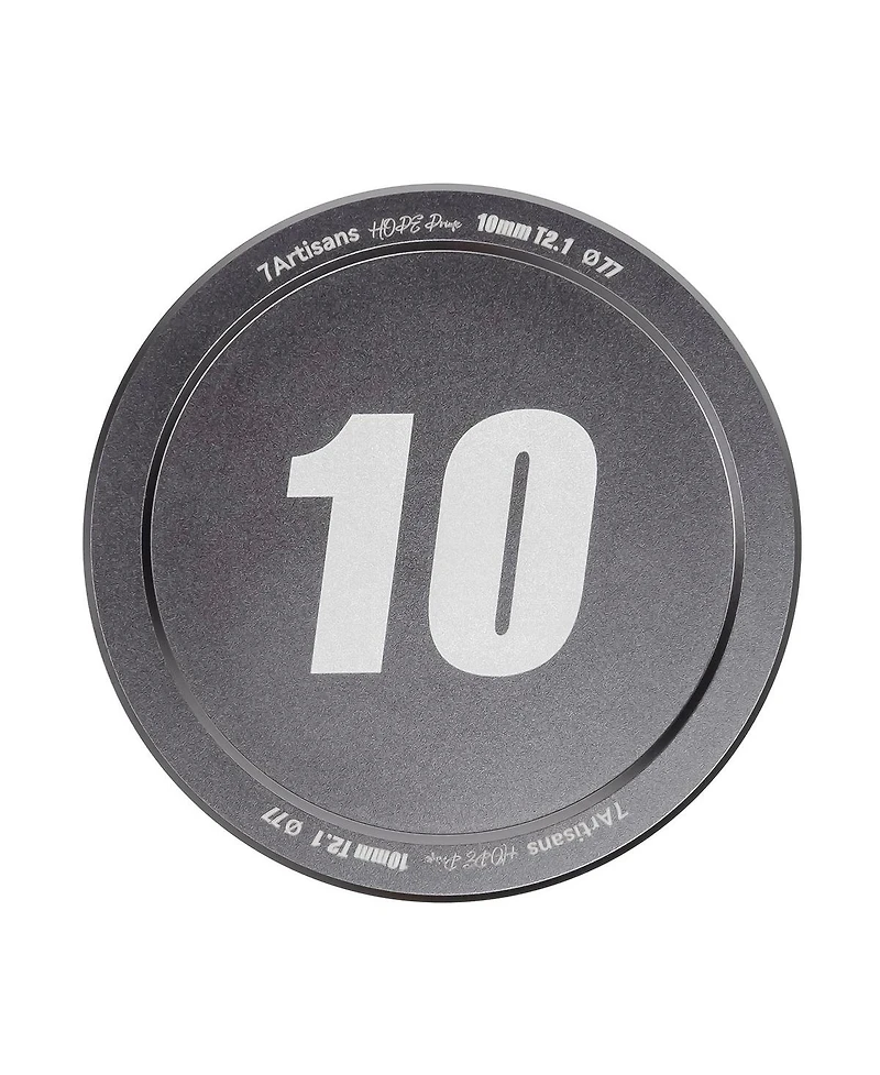 7artisans 7Artisans Hope Series 10mm T2.1 Cinema Lens for Canon Eos-r Mount, Titanium Gray