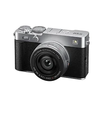 Fujifilm X-E5 Mirrorless Camera with Xf 23mm f/2.8 R Wr Lens, Silver