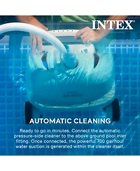Intex Rectangular Ultra Xtr Frame Swimming Pool w/ Pump & Robot Vacuum Cleaner