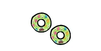 Tuffy Holiday Jr Ring Egg 2 Pack , Durable Plush Squeaky Dog Toy