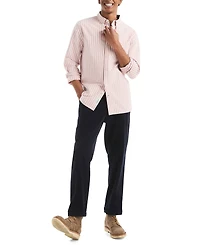 Nautica Men's Striped Oxford Long Sleeves Shirt