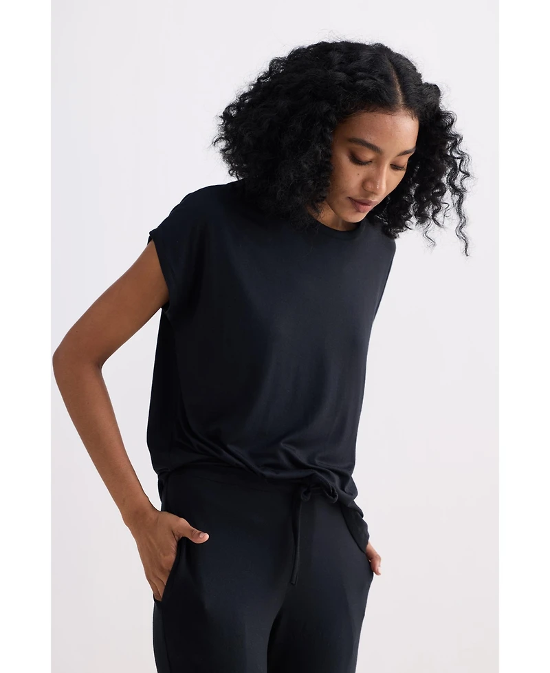 Reistor Women's Relaxed Tee Set Black