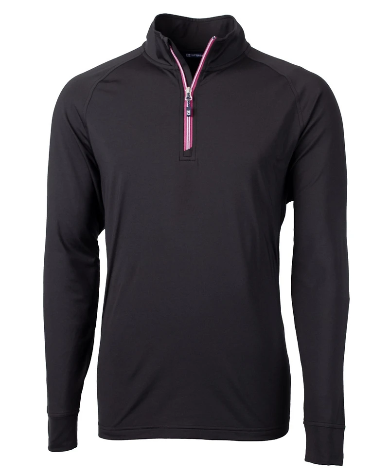 Cutter & Buck Men's Adapt Eco Knit Stretch Recycled Quarter Zip Pullover