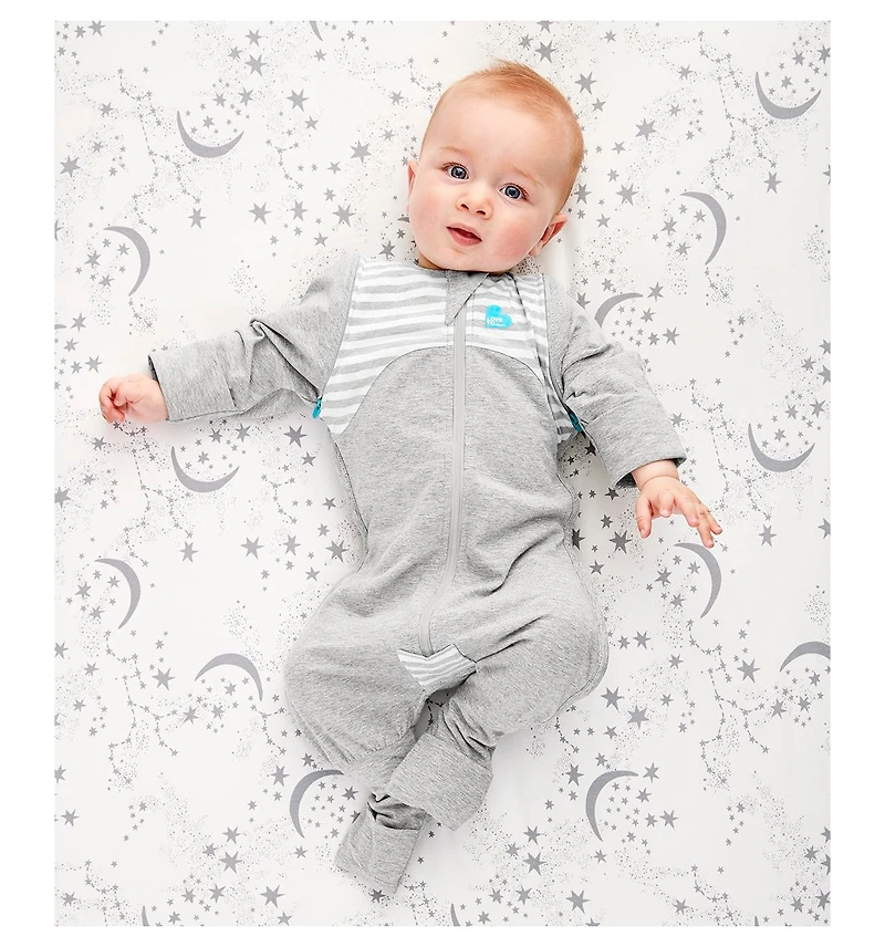 Love To Dream Baby Transition Suit 1.0 Tog Stripe - Gray Large (19-24lbs)