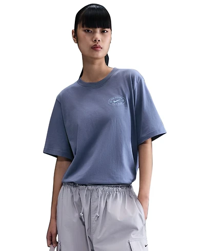 Nike Women's Ribbed Collar Loose T-Shirt