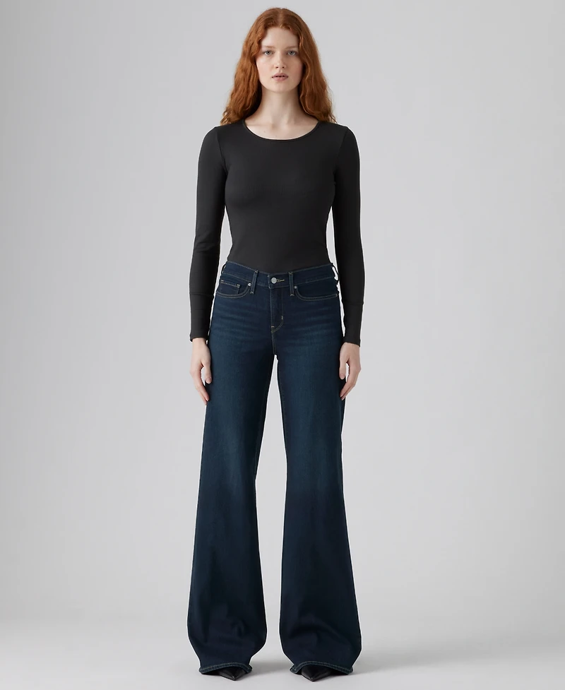 Levi's Women's 318 Shaping Stellar-Stretch Wide-Leg Jeans