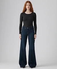 Levi's Women's 318 Shaping Stellar-Stretch Wide-Leg Jeans