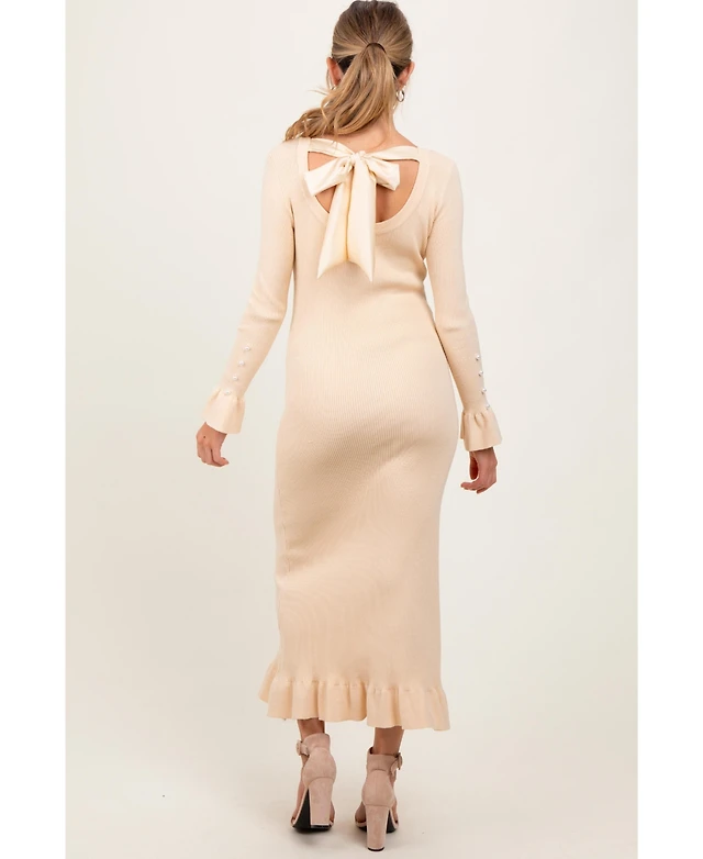 Abercrombie & Fitch The A&F Emerson Drama Bow-Back Maxi Dress | Arden Fair Abercrombie & Fitch The A&F Emerson Drama Bow-Back Maxi Dress | Arden Fair