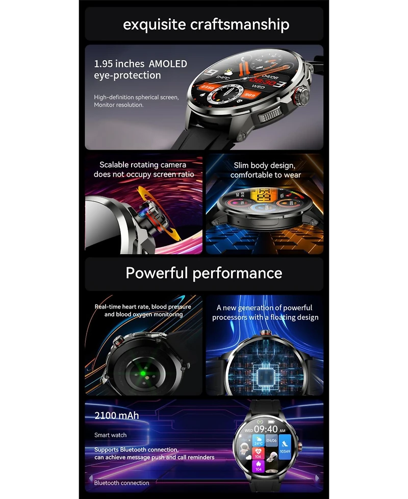 Ruxing smart Ultimate Smartwatch - white