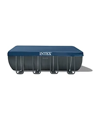 Intex 18Ft x 52In Ultra Xtr Rectangular Frame Swimming Pool Kit w/Pump & Canopy