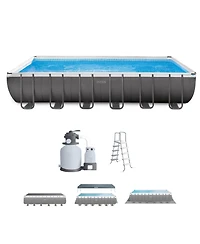 Intex 26363EH 24' x 12' x 52" Rectangular Ultra Xtr Frame Swimming Pool w/ Pump