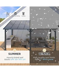Aecojoy 16'x10' Wall Mounted Gazebos Pergola