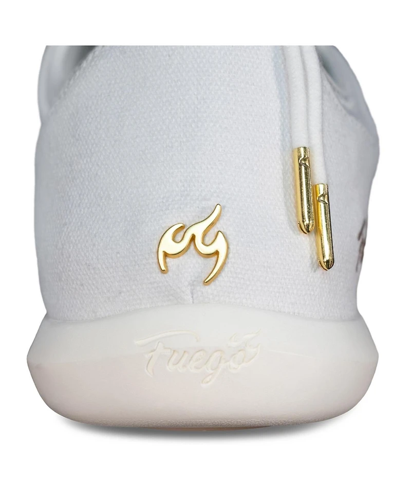 Fuego Men's White Split-sole Sneaker
