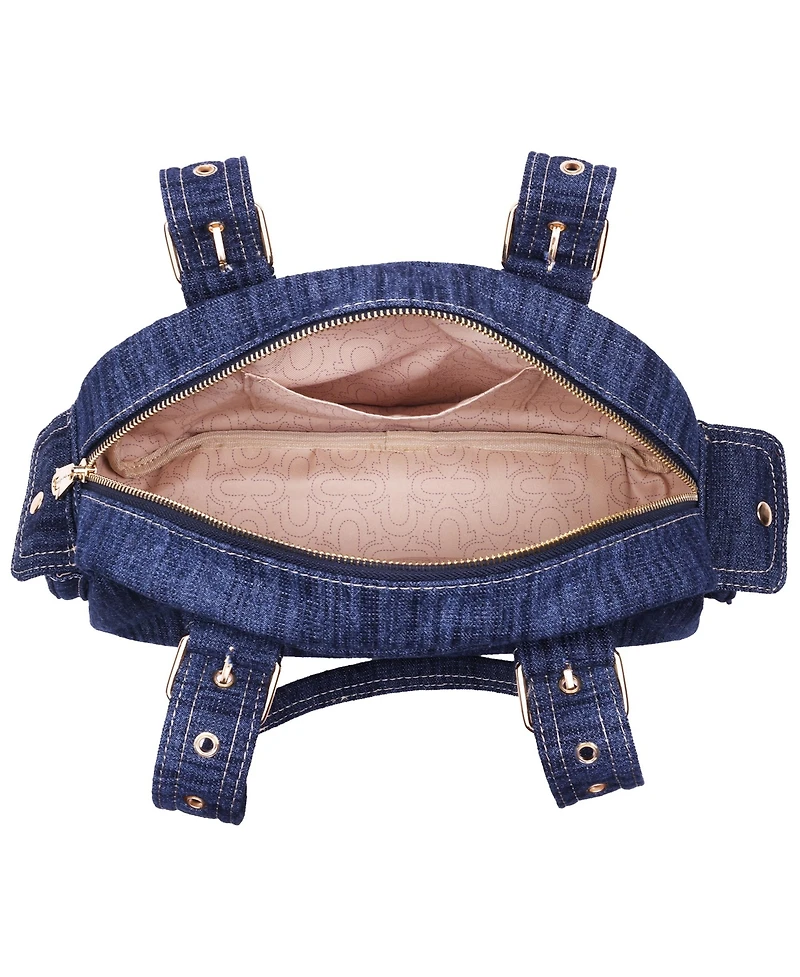 True Religion Multi-Patch Satchel